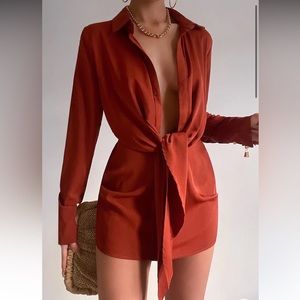 Jaus AJA Dress Matte Copper